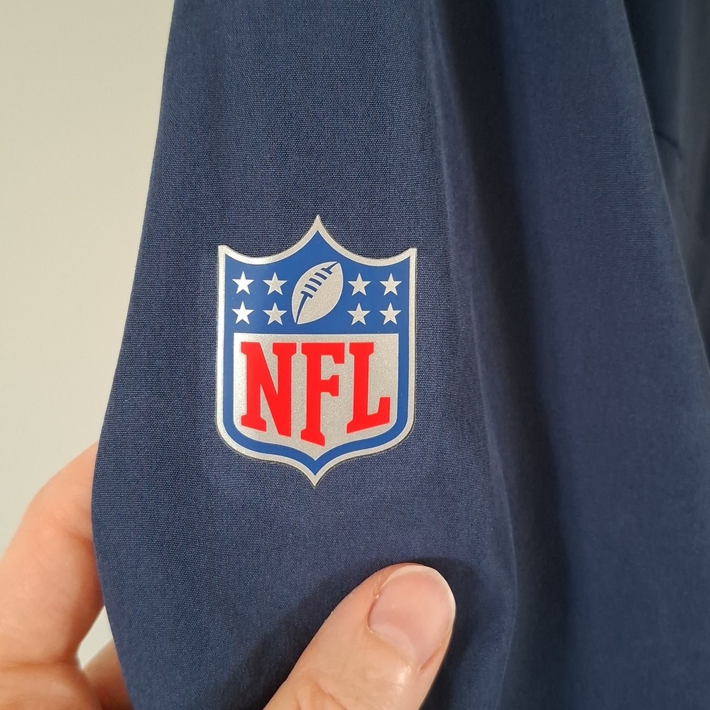 Seattle Seahawks x Nike Men's Navy & Green Quarter-zip Nylon Jacket (Size M) - Picture 7 of 11